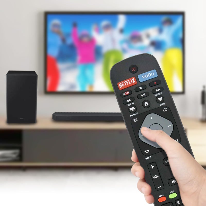 Vinabty New Replaced Remote fit for Philips TV 55PFL7900/F7 49PFL7900/F7 65PFL7900/F7 65PFL8900/F7 32PFL4901/F7 40PFL4901/F7 50PFL4901/F7 43PFL4901/F7 55PFL6900/F7 65PFL6601/F7 55PFL4901/F7 65PFL6601/F7A - Image 4